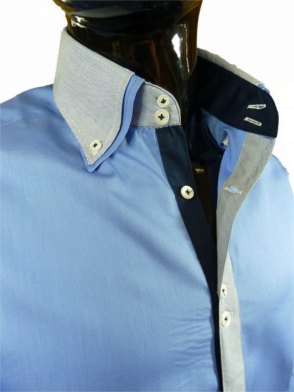 designer collar shirts mens